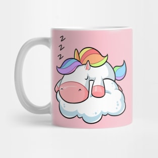 sleepy unicorn Mug